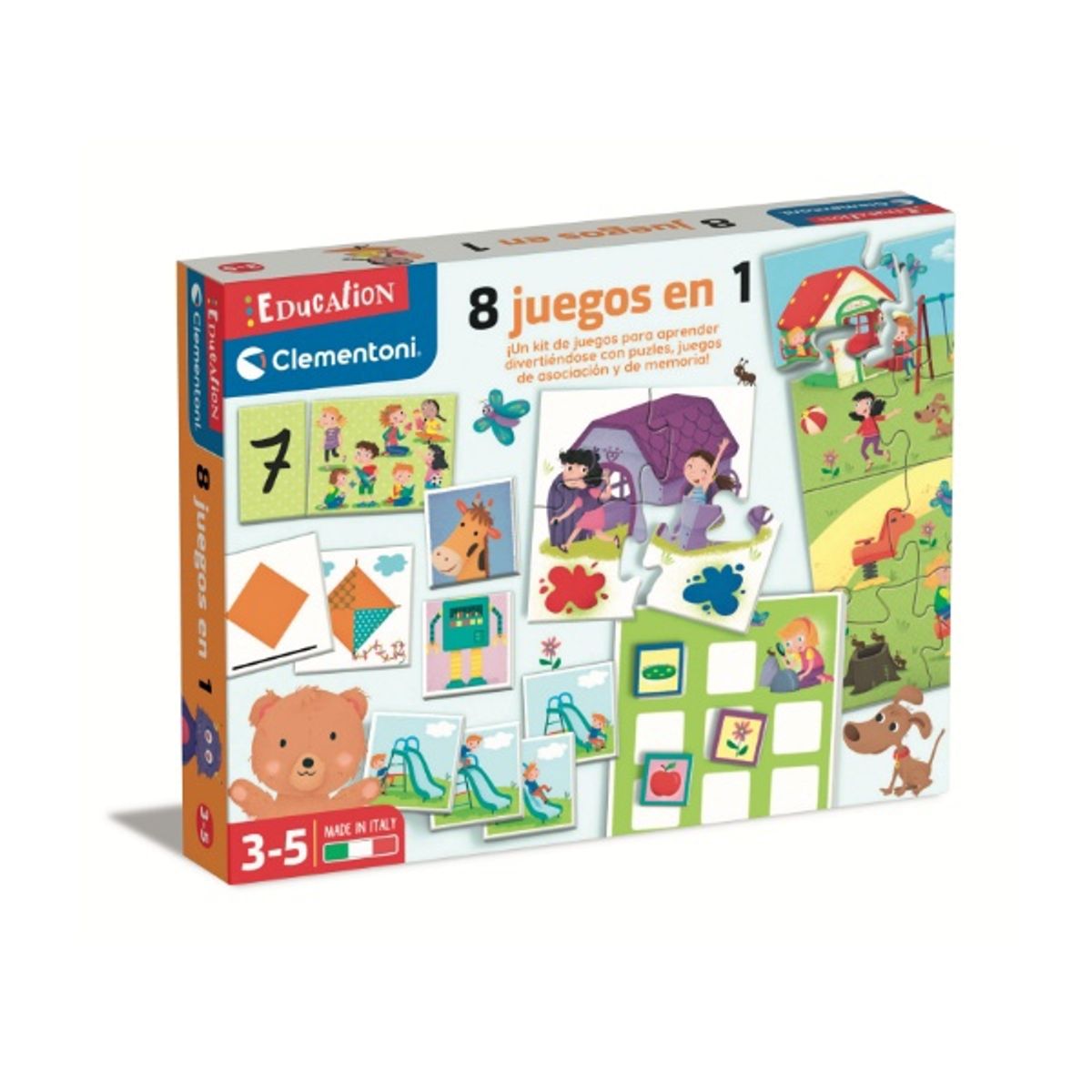 CLEMENTONI - 8 juegos en 1 Clementoni