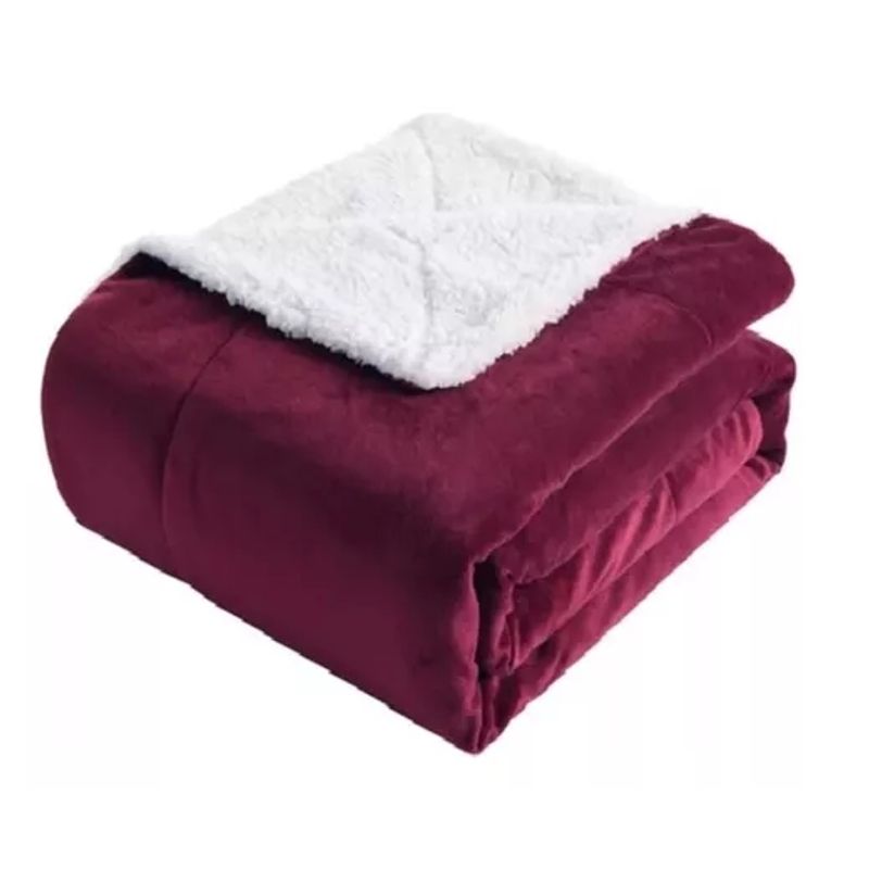 GENERICO - Frazada Polar Plush 2 Plazas Térmica Con Chiporro Premium