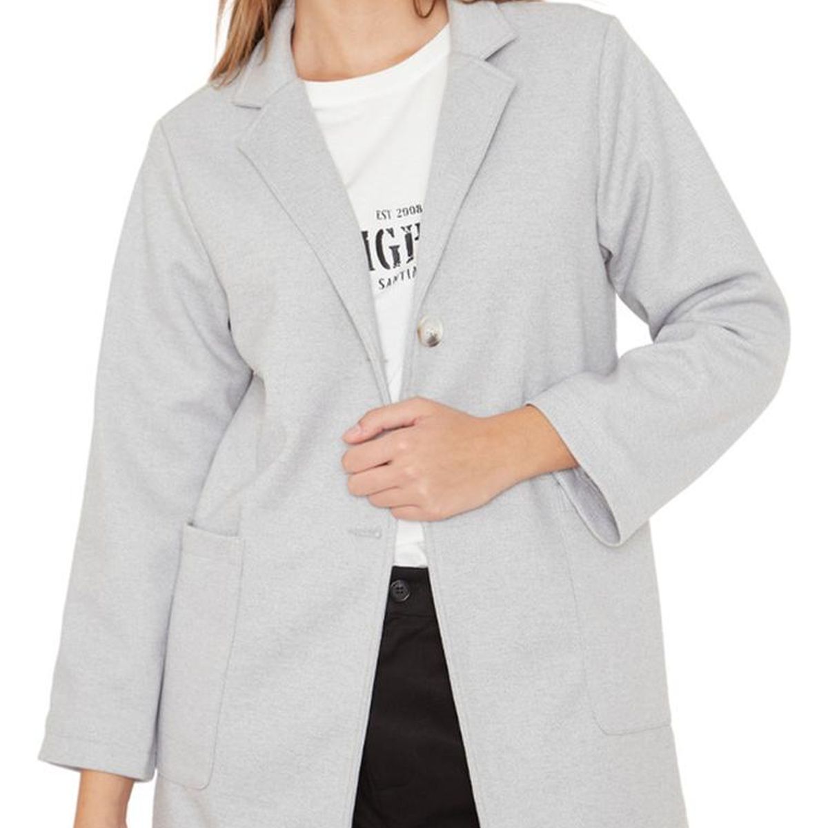 JACINTA TIENDA - Chaqueta Cloe gris Jacinta Tienda