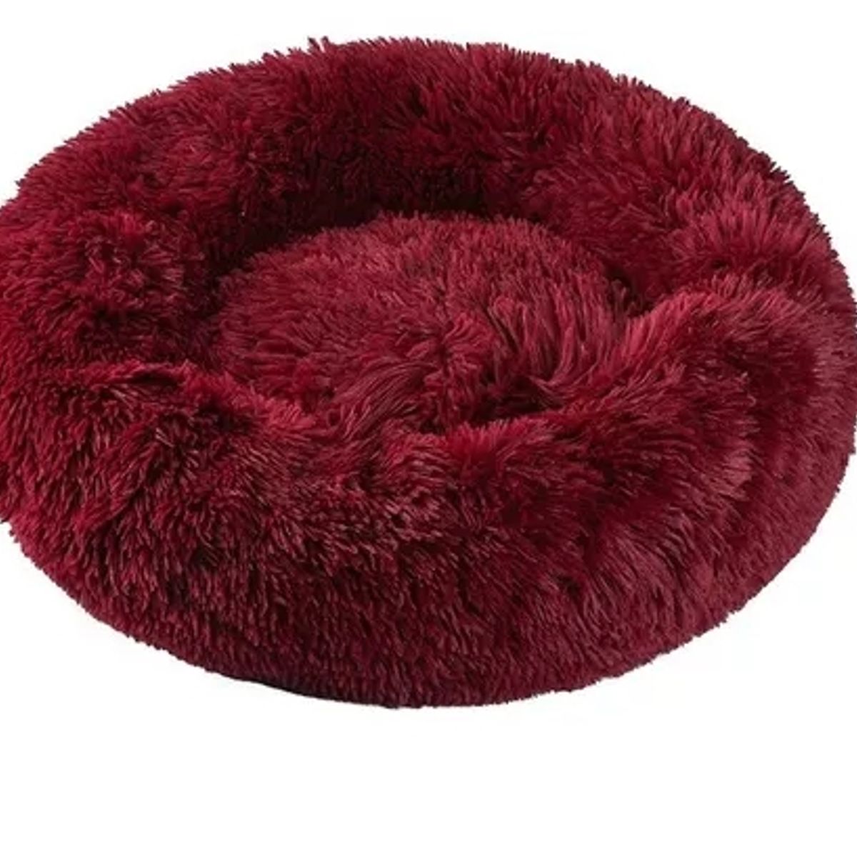 GENERICO - Cama Antiestrés Peluda Para Perros Y Gatos 70 Cm Originales