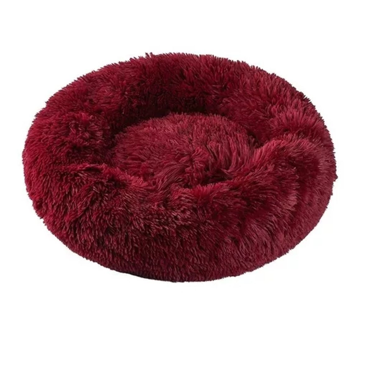 GENERICO - Cama Antiestrés Peluda Para Perros Y Gatos 70 Cm Originales