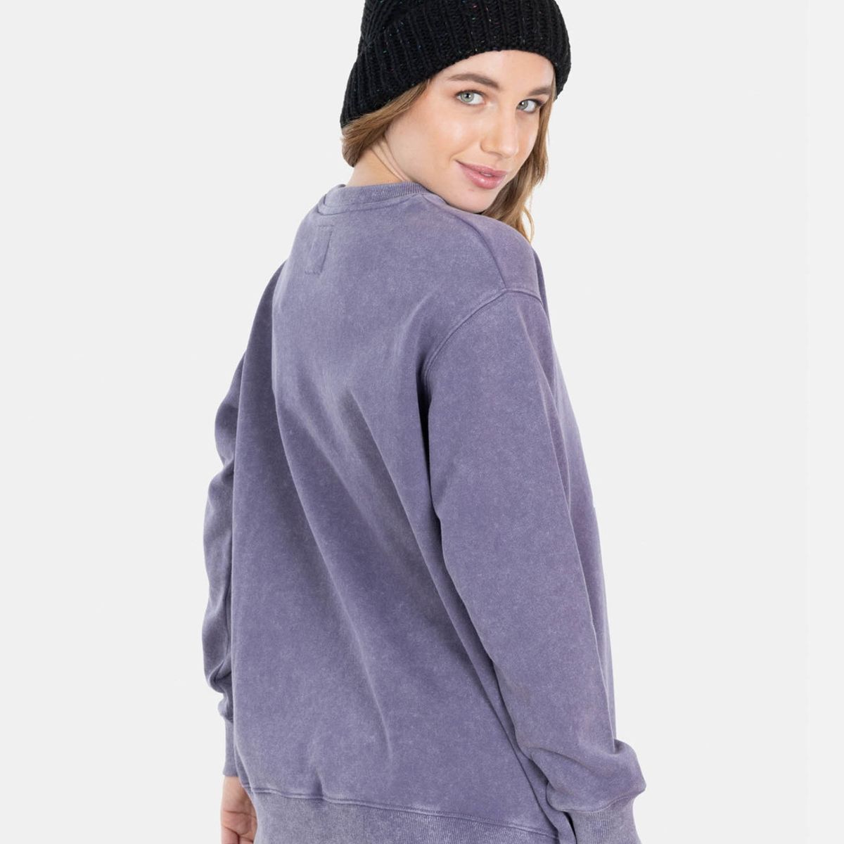 MAUI AND SONS - Poleron Ride Your Life Morado Mujer Maui And Sons