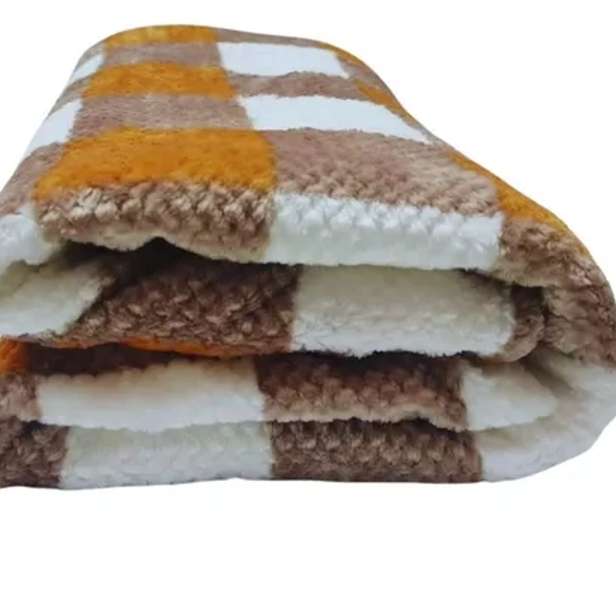 GENERICO - Manta De Chiporro 2plazas 200x230cm Estampa Cuadros Man-03-2