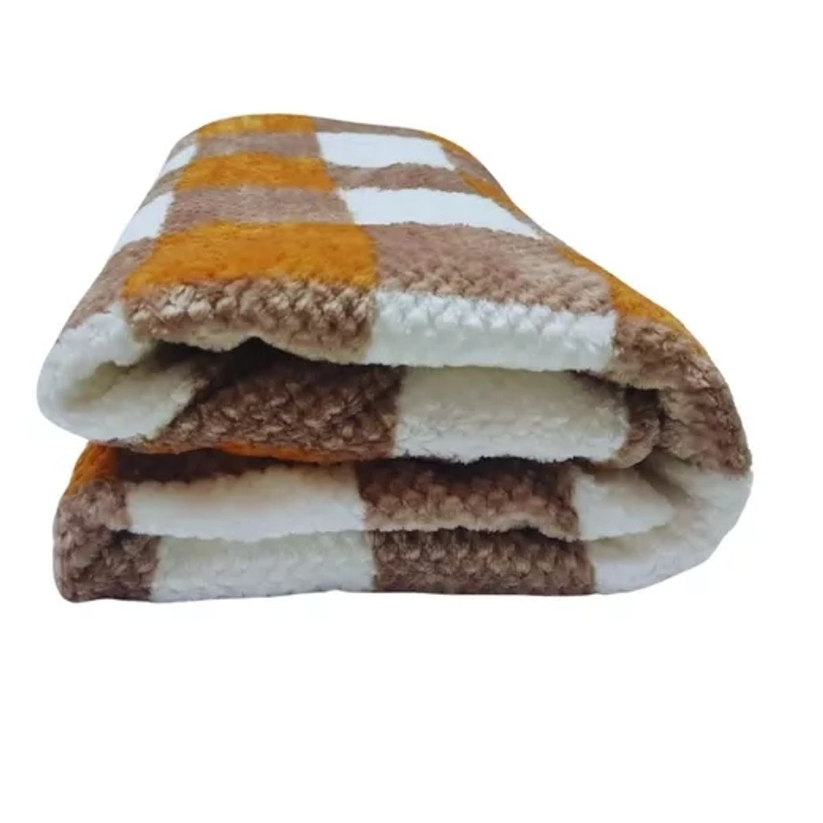 GENERICO - Manta De Chiporro 2plazas 200x230cm Estampa Cuadros Man-03-2