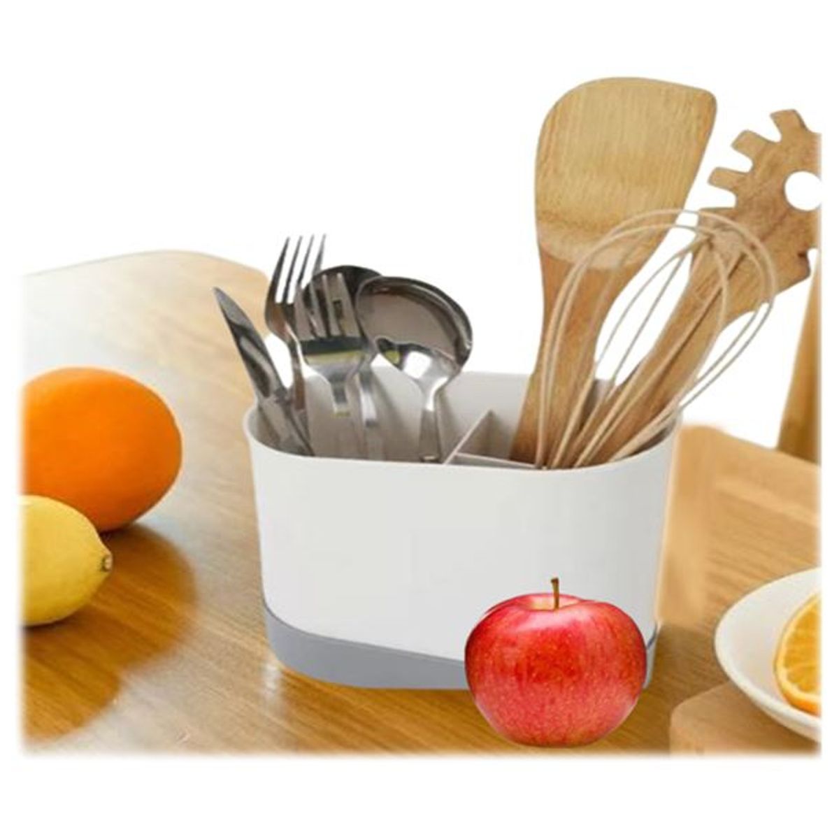 GENERICO - Escurridor Secador Cubierto Utensilios Organizador Servicio