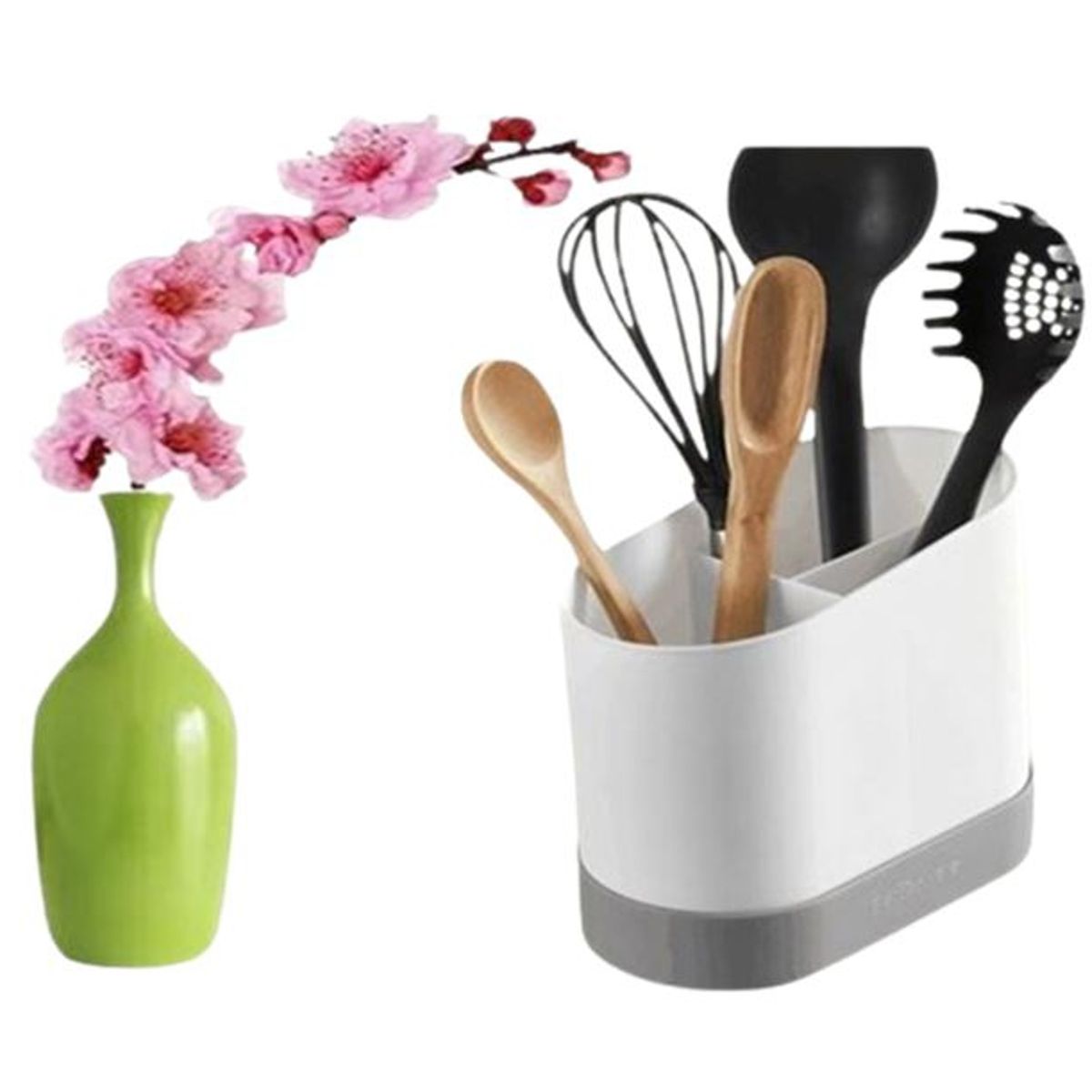 GENERICO - Escurridor Secador Cubierto Utensilios Organizador Servicio