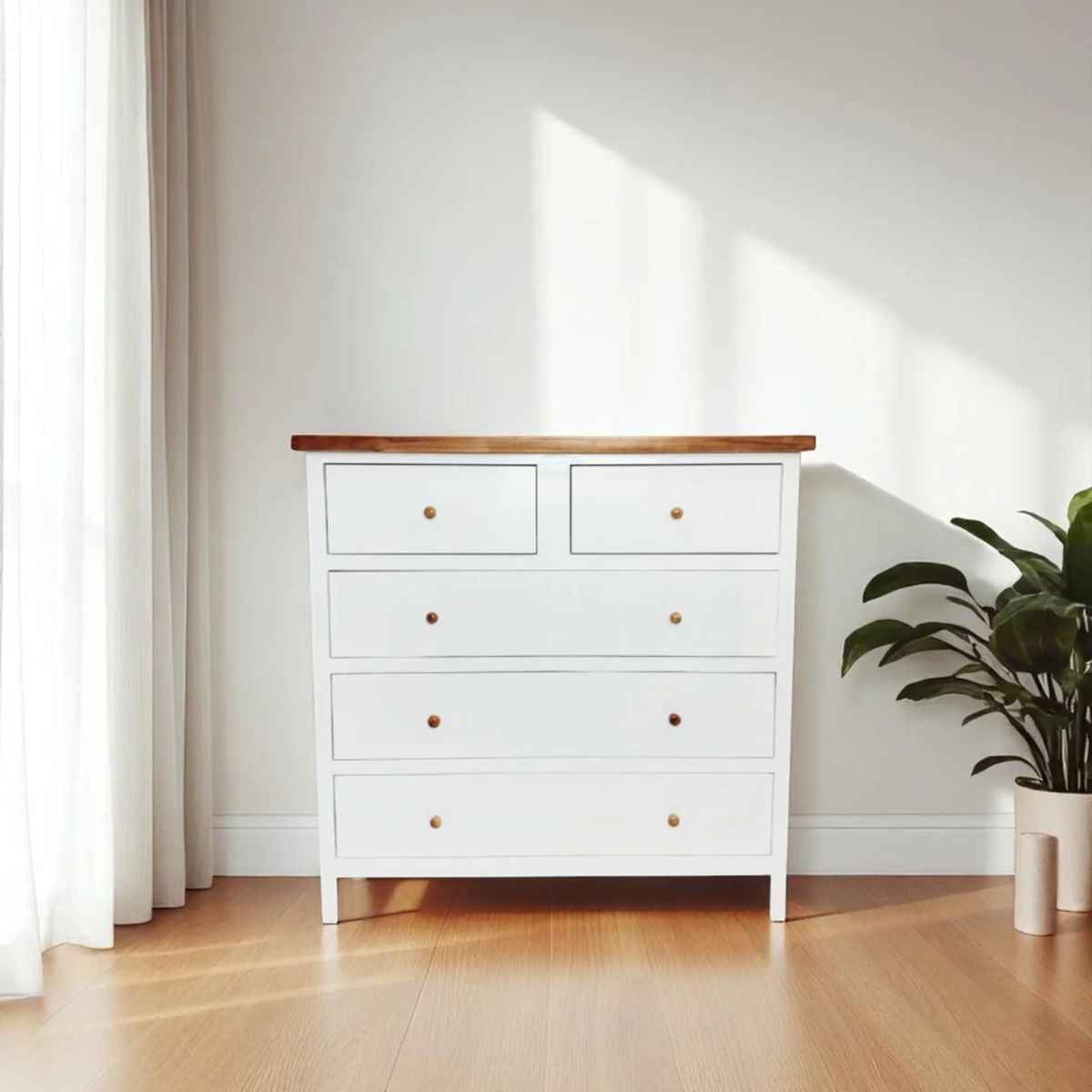 GENERICO - COMODA EMBUTIDOS 5 CAJONES MGR MUEBLES