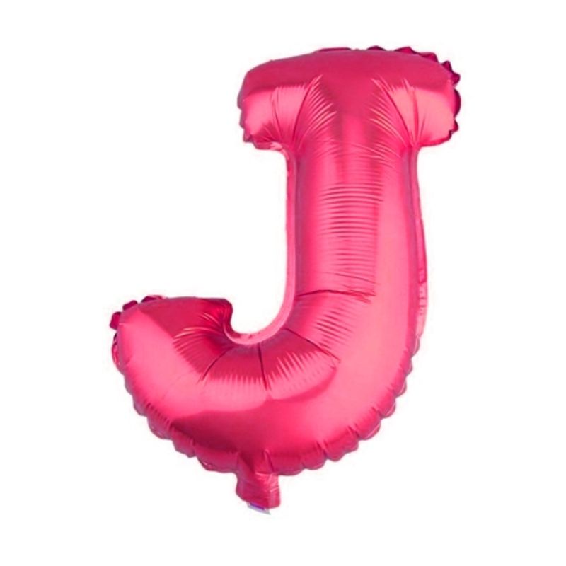 GENERICO - Globo Metálico Letras Color Fucsia 26 Pulgadas J