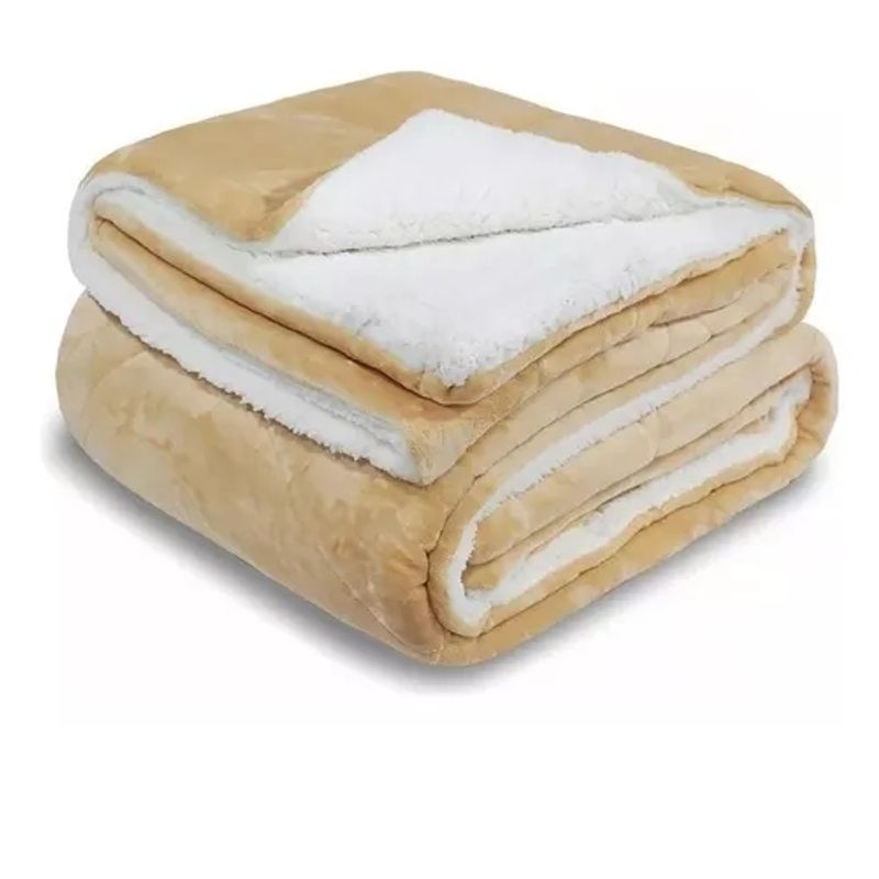 GENERICO - Frazada Polar Plush 2 Plazas Térmica Con Chiporro Premium