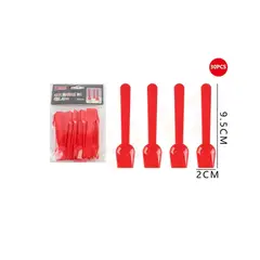 GENERICO - Cucharas De Helado Plásticas Rojas 30Pcs