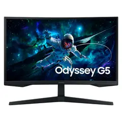 SAMSUNG - Monitor Gamer Curvo 27" Odyssey G5 165Hz 1MS HDMI DP
