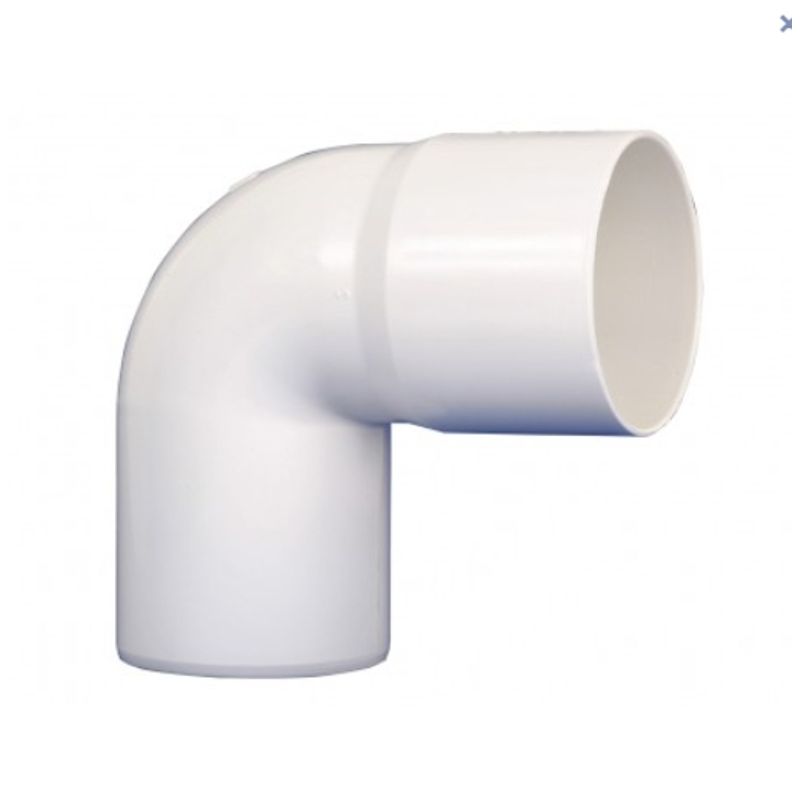 GENERICO - Codo Canaleta Macho-hembra Blanco 75mmx875g