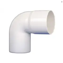 GENERICO - Codo Canaleta Macho-hembra Blanco 75mmx875g