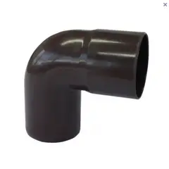 GENERICO - CODO CANALETA MACHO-HEMBRA MARRON 75MMX875G