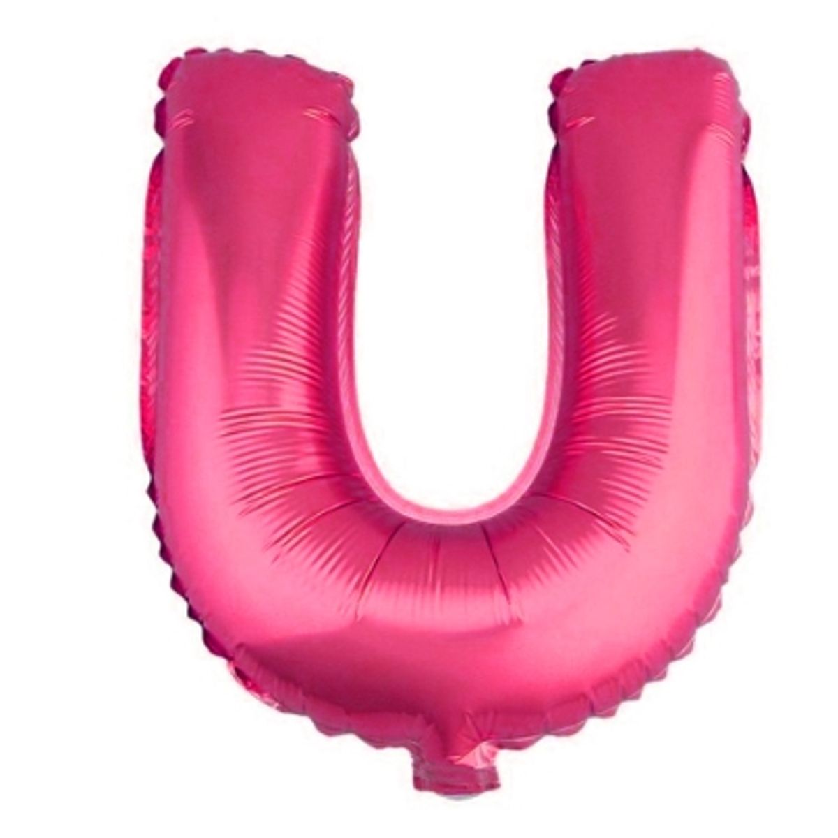 GENERICO - Globo Metálico Letras Color Fucsia 26 Pulgadas U
