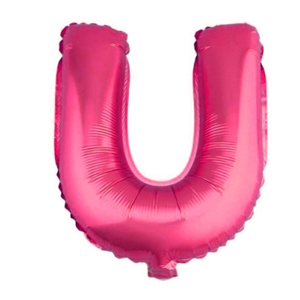 GENERICO - Globo Metálico Letras Color Fucsia 26 Pulgadas U