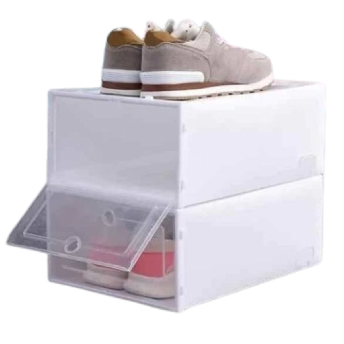 GENERICO - Caja de Zapatos Apilable Individual