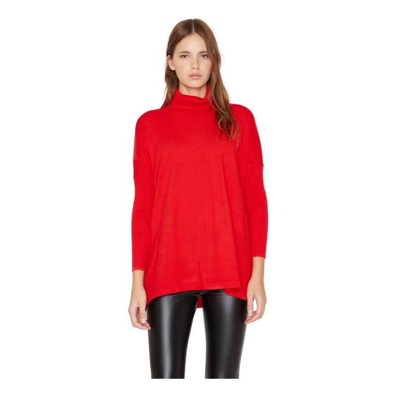JACINTA TIENDA - Chaleco Manuela largo III rojo Jacinta Tienda