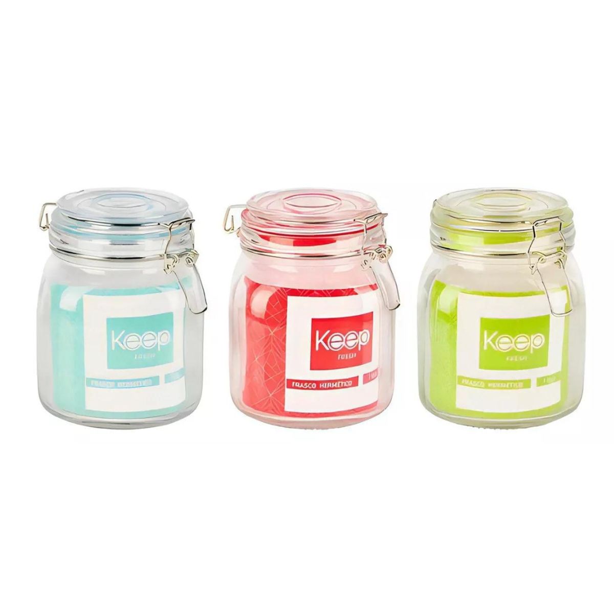 KEEP - Pack 3 Frascos Conserveros Hermeticos Keep 1000 ML