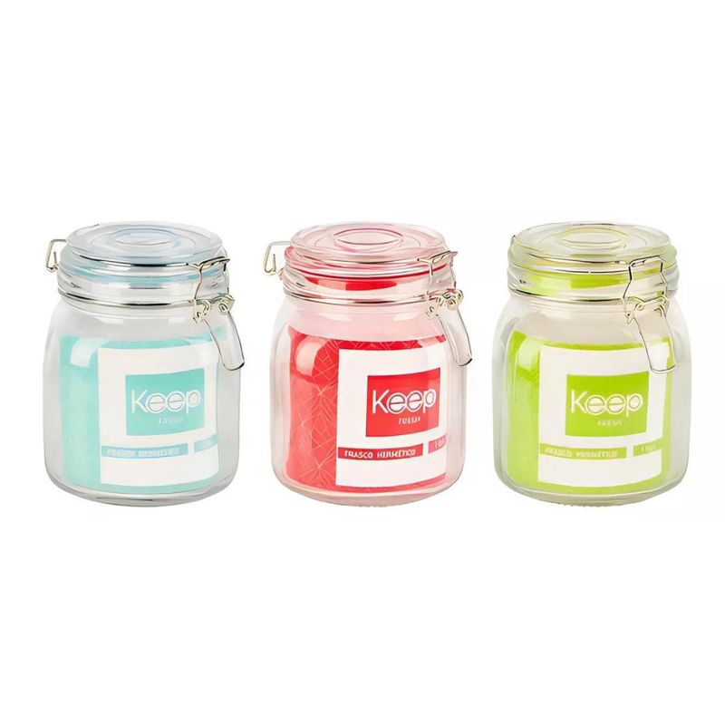 KEEP - Pack 3 Frascos Conserveros Hermeticos Keep 1000 ML