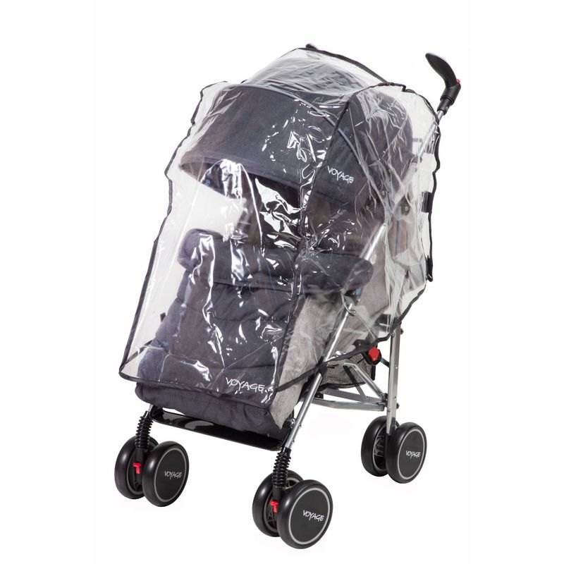 VOYAGE - Coche Paseo Hawk + Protector Black