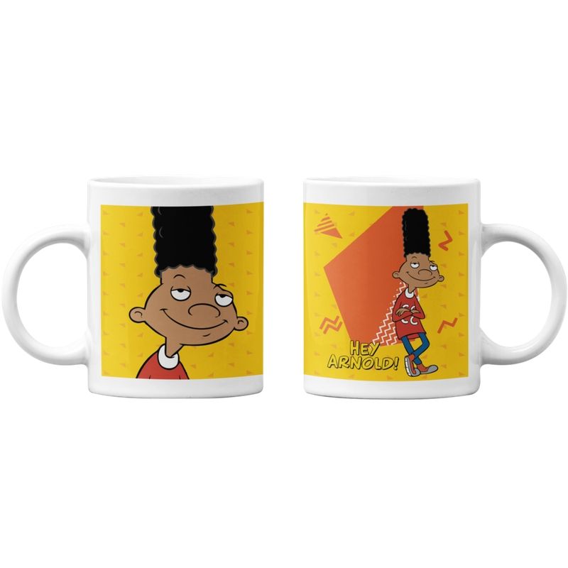 SM - Tazones Tazas blancas Hey Arnold Gerald SM