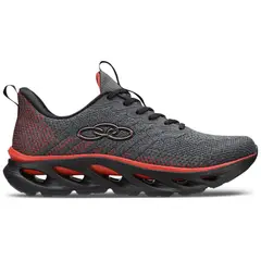 OLYMPIKUS - Zapatilla Hombre Diffuse 5 Gris/Rojo