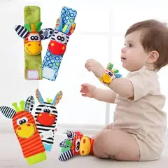 OEM - SONAJERO SENSORIAL MANOS Y PIES BEBE DE FELPA