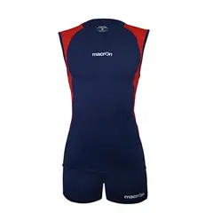 MACRON - Uniforme de Vóleibol Florencia Azul Marino - Rojo
