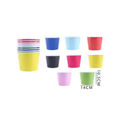 GENERICO - Balde De Palomitas De Maiz Unicolor Colores Surtidos