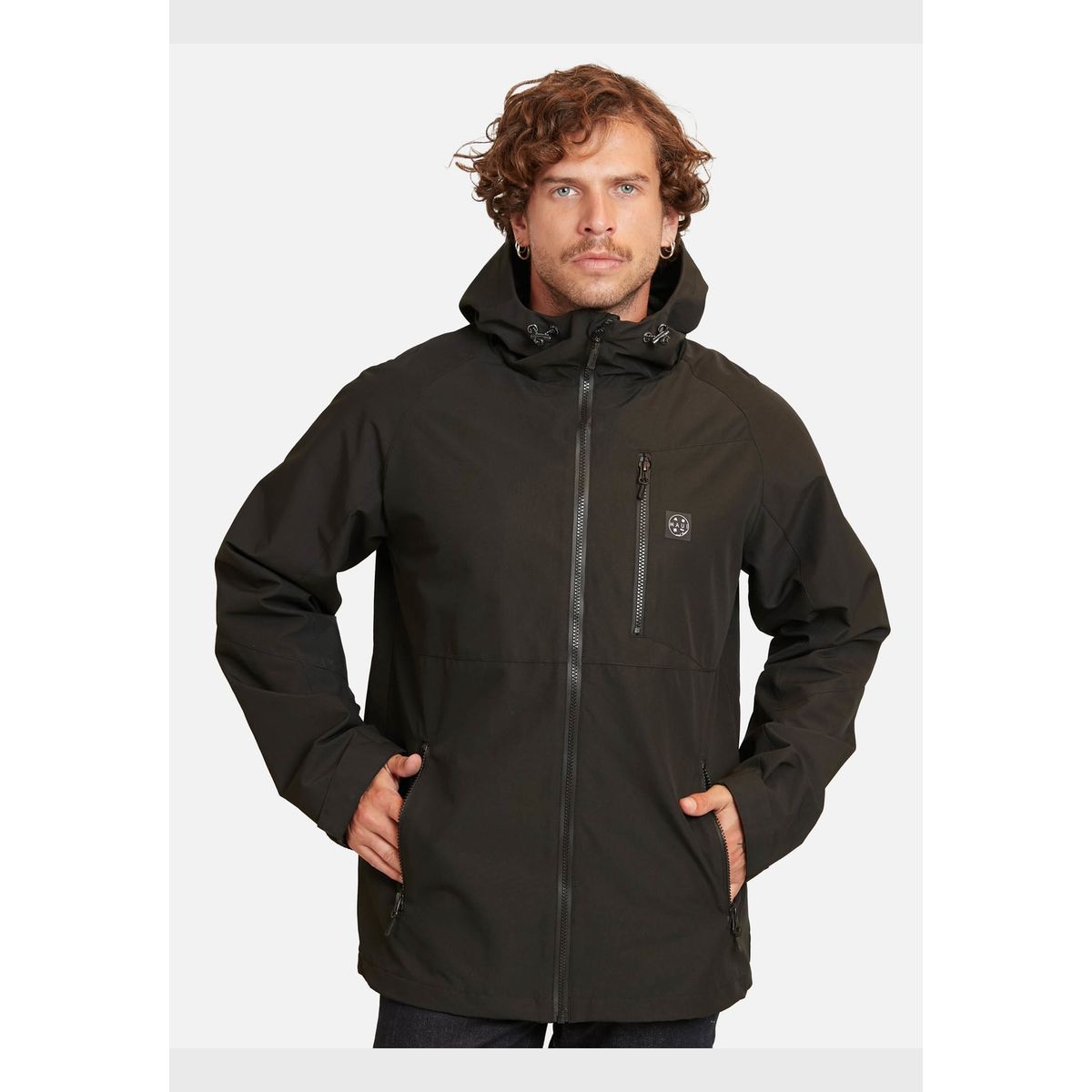 MAUI AND SONS - Casaca Maui Windbreaker Maika Negro Maui And Sons