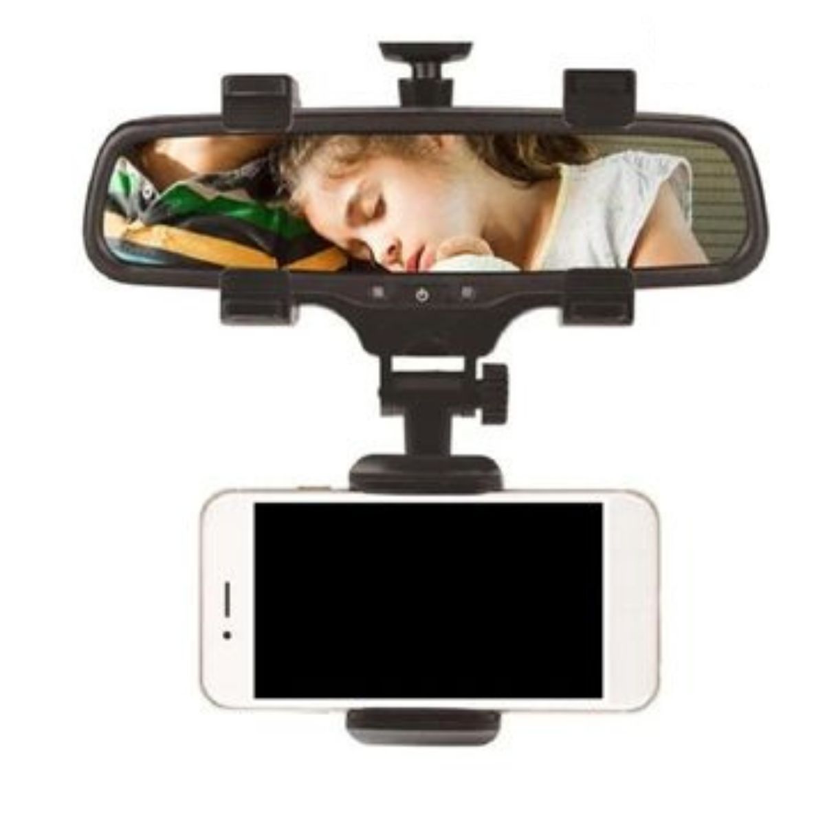 GENERICO - Soporte de retrovisor para teléfono