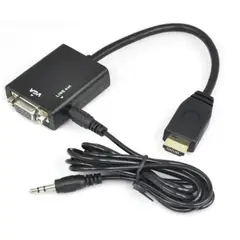 PHILCO - Convertidor HDMI Macho a VGA Hembra con salida de audio