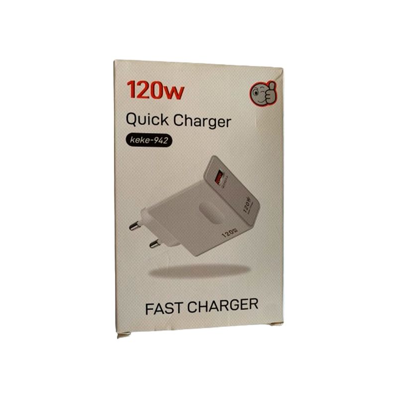 GENERICO - Cargador Rapido de 120W Power Quick Charge 5.0