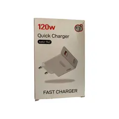 GENERICO - Cargador Rapido de 120W Power Quick Charge 5.0