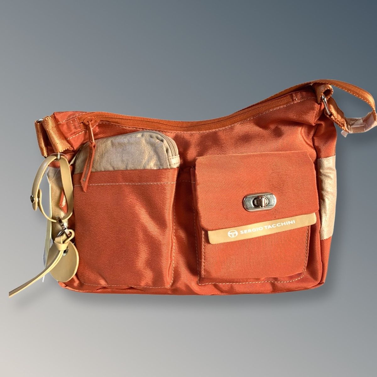 SERGIO TACCHINI - Bolso Sergio Tacchini bi Color Naranja BSMPCY-162