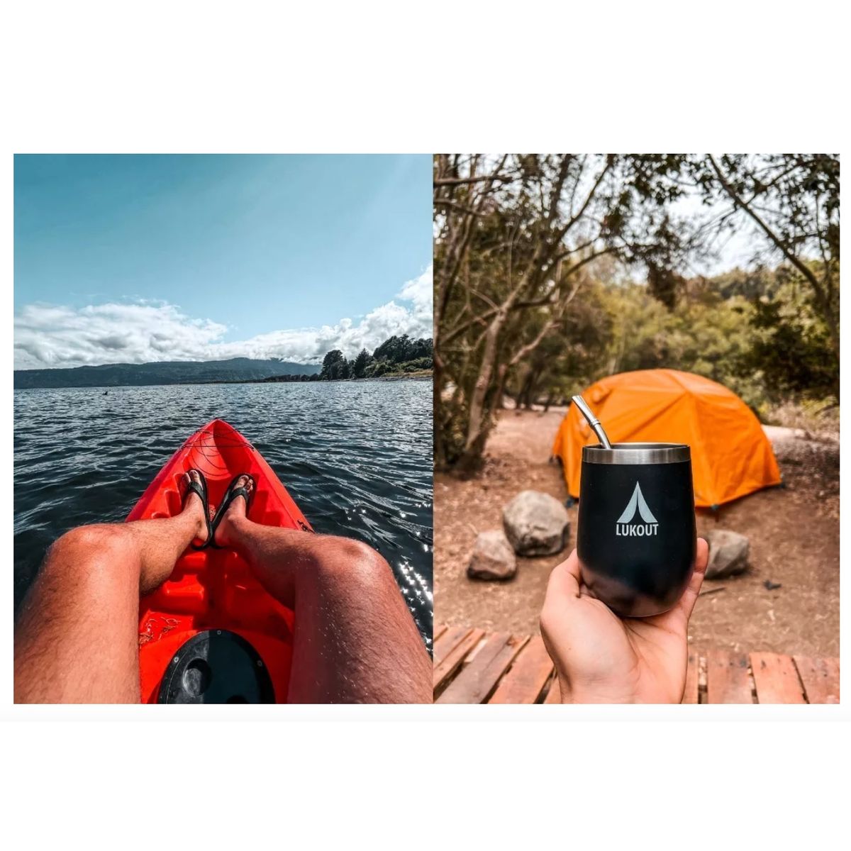 GENERICO - Mate Lukout 350 Ml + Bombilla Mate