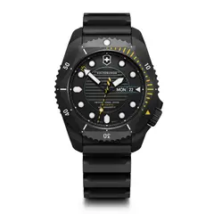 VICTORINOX - Reloj Dive Pro Automatic 43 mm negro caja titanio
