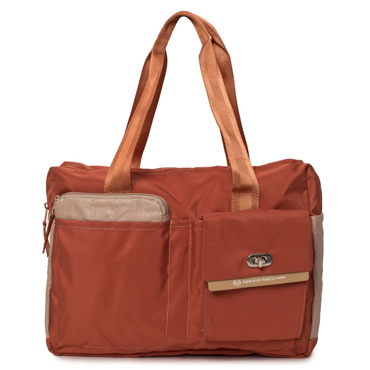 SERGIO TACCHINI - Bolso Sergio Tacchini bi Color Naranja BSMPCY-158