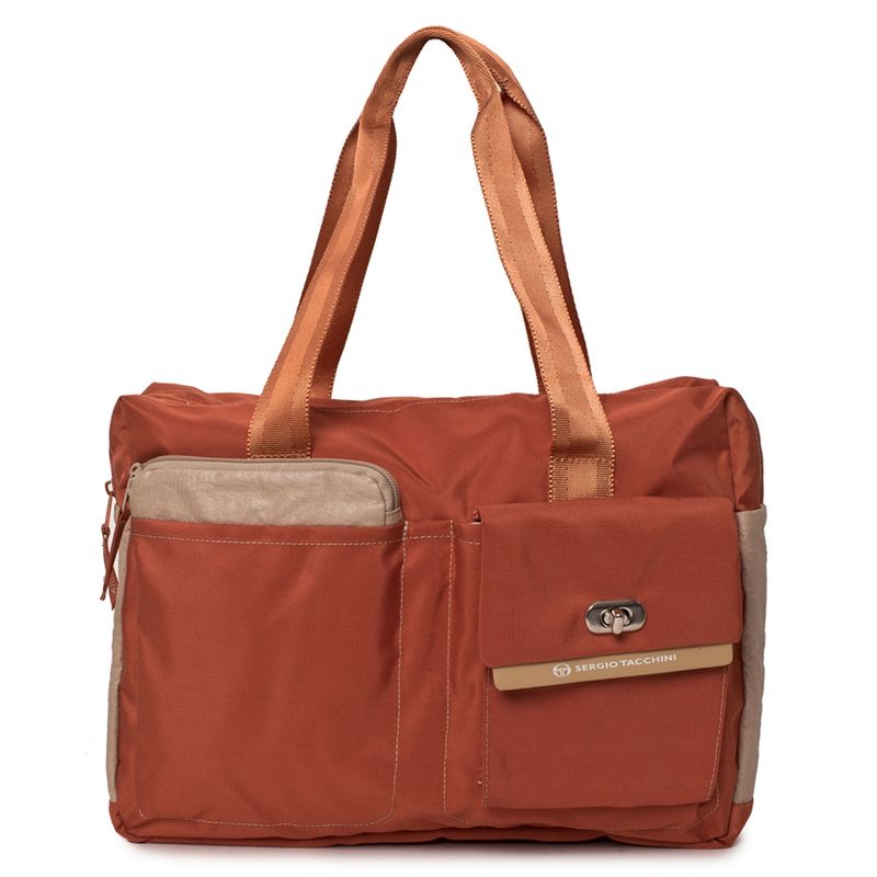SERGIO TACCHINI - Bolso Sergio Tacchini bi Color Naranja BSMPCY-158