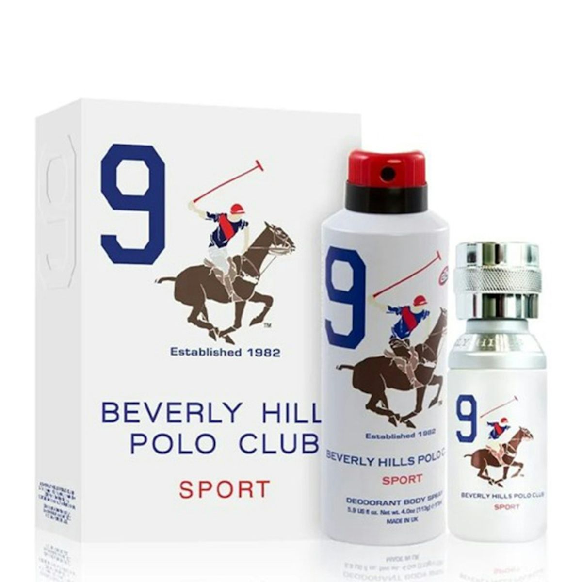 BEVERLY HILLS POLO CLUB - Set Polo Beverly Hills Sports Men Nine Edt 50Ml + Deo