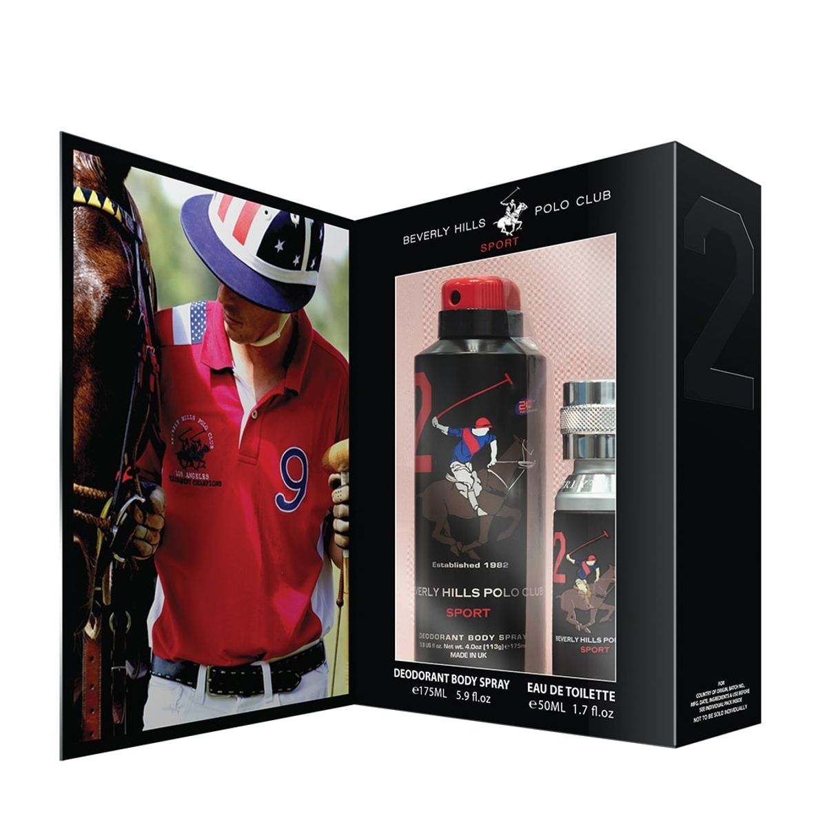 BEVERLY HILLS POLO CLUB - Set Polo Beverly Hills Sports Men Two Edt 50Ml + Deo