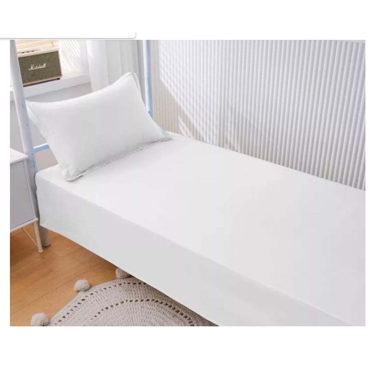 GENERICO - Sabanas De 1 Plaza 144 Hilos Blanco