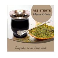 Kit Matero Bombilla Mate Set Matero Acero Inoxidable