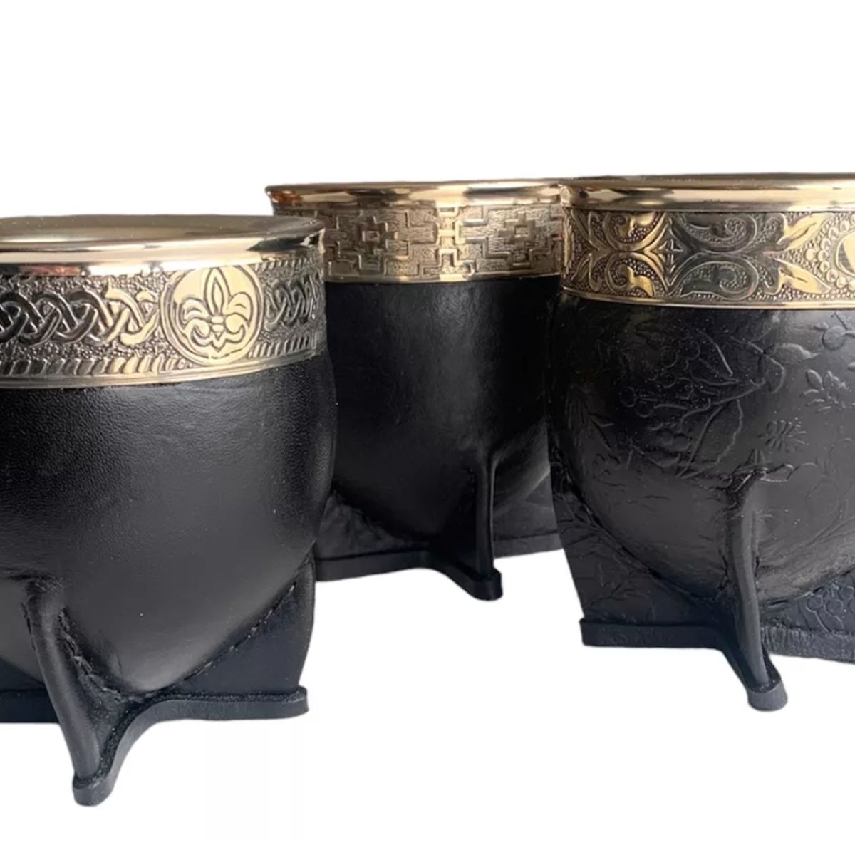 GENERICO - Mate Imperial De Calabaza Con Virola Y Cinta De Alpaca