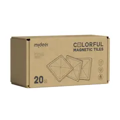 MIDEER - Magnéticos colores cálidos 20 piezas