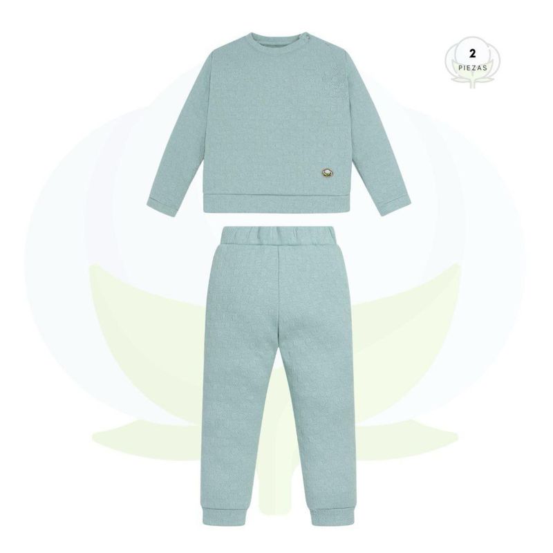 POMPON PIMA - PIJAMA NIÑO ALGODON ACOLCHADO