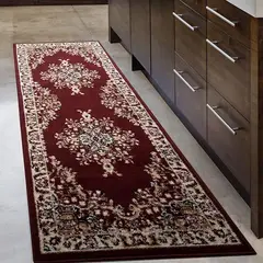 MROTTO - ALFODIA Alfombra de Pasillo Rojo 70 x 230 cm