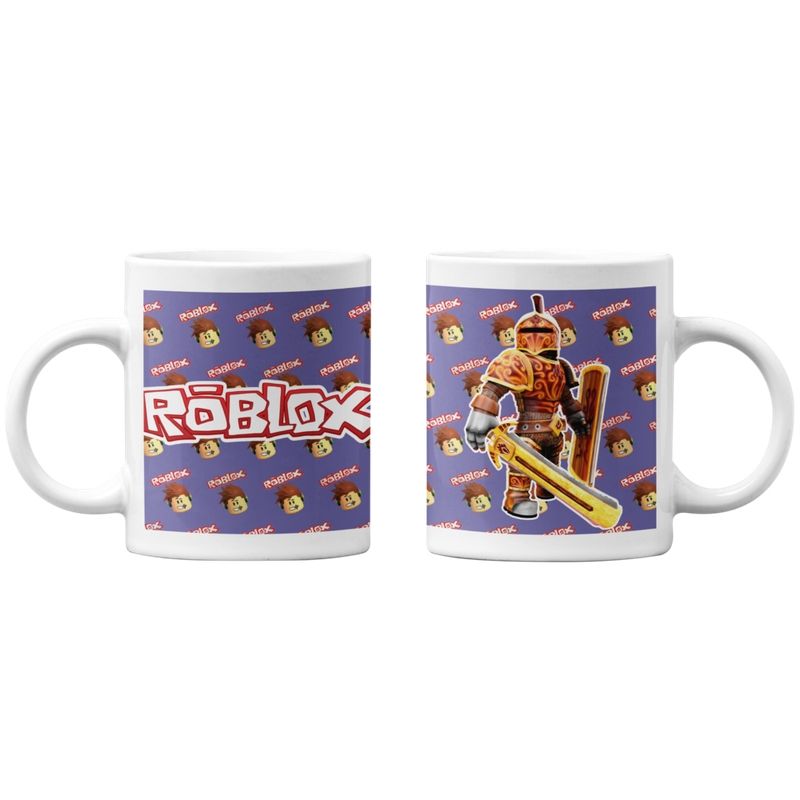SM - Tazones Tazas blancas Roblox Infantil Juego Caballero SM