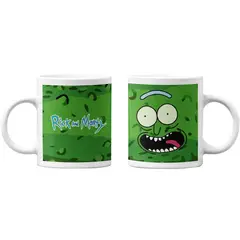 SM - Tazones Tazas blancas Rick y Morty Serie Pickle Rick